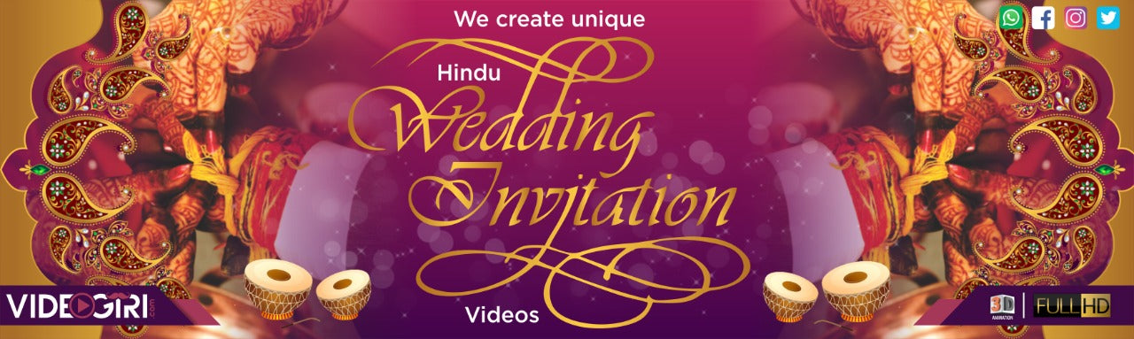 hindu wedding invitation