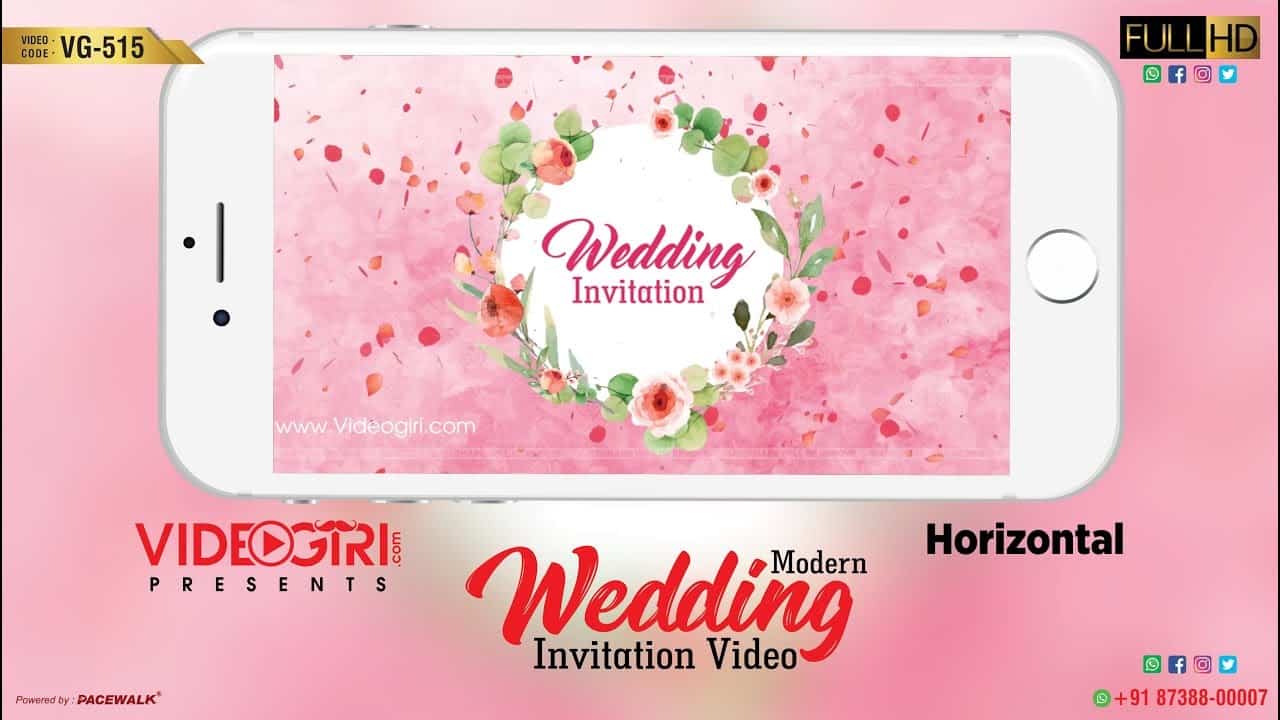 marriage invitation video