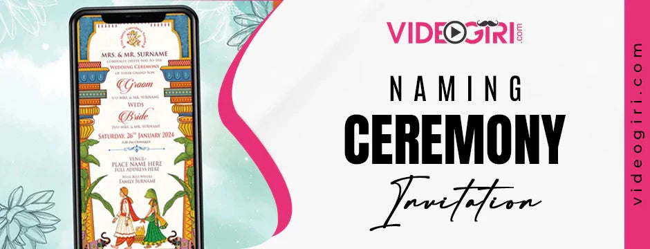 Why Digital Naming Ceremony Invitations Are the Future