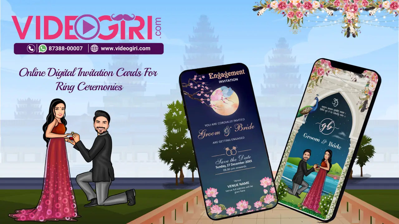 online digitali nvitation cards-for ring ceremonies