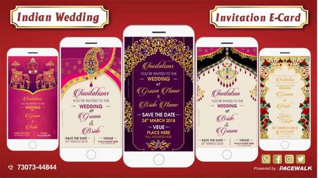 wedding invitation ecard sample 