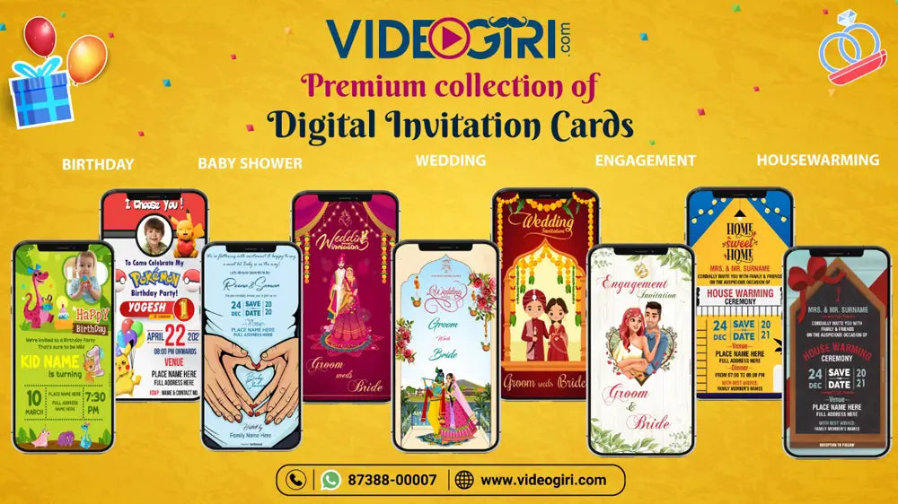 wedding invitation video maker