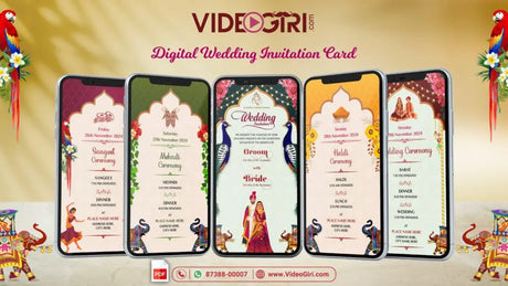 Why video invitation is a better choice for your sangeet?