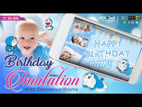 whatsapp birthday invitation video