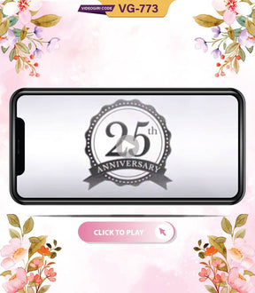 25th Wedding Anniversary Invitation Video 