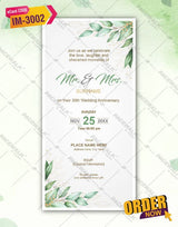 30th Anniversary Invitation Pdf Card 