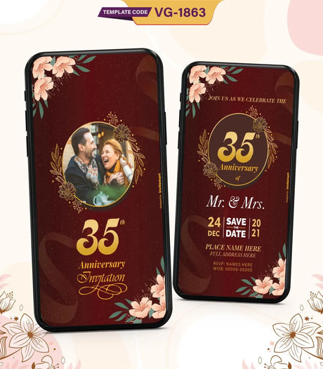 35th Anniversary Invitation