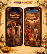AI Animated Rajasthani Wedding Invitation Video