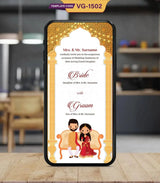 All In One Wedding Invitations with RSVP