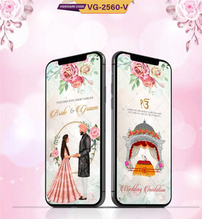 Anand Karaj Wedding Invite Video | Sikh Wedding e-Invitation | VG-2560-V - VideoGiri
