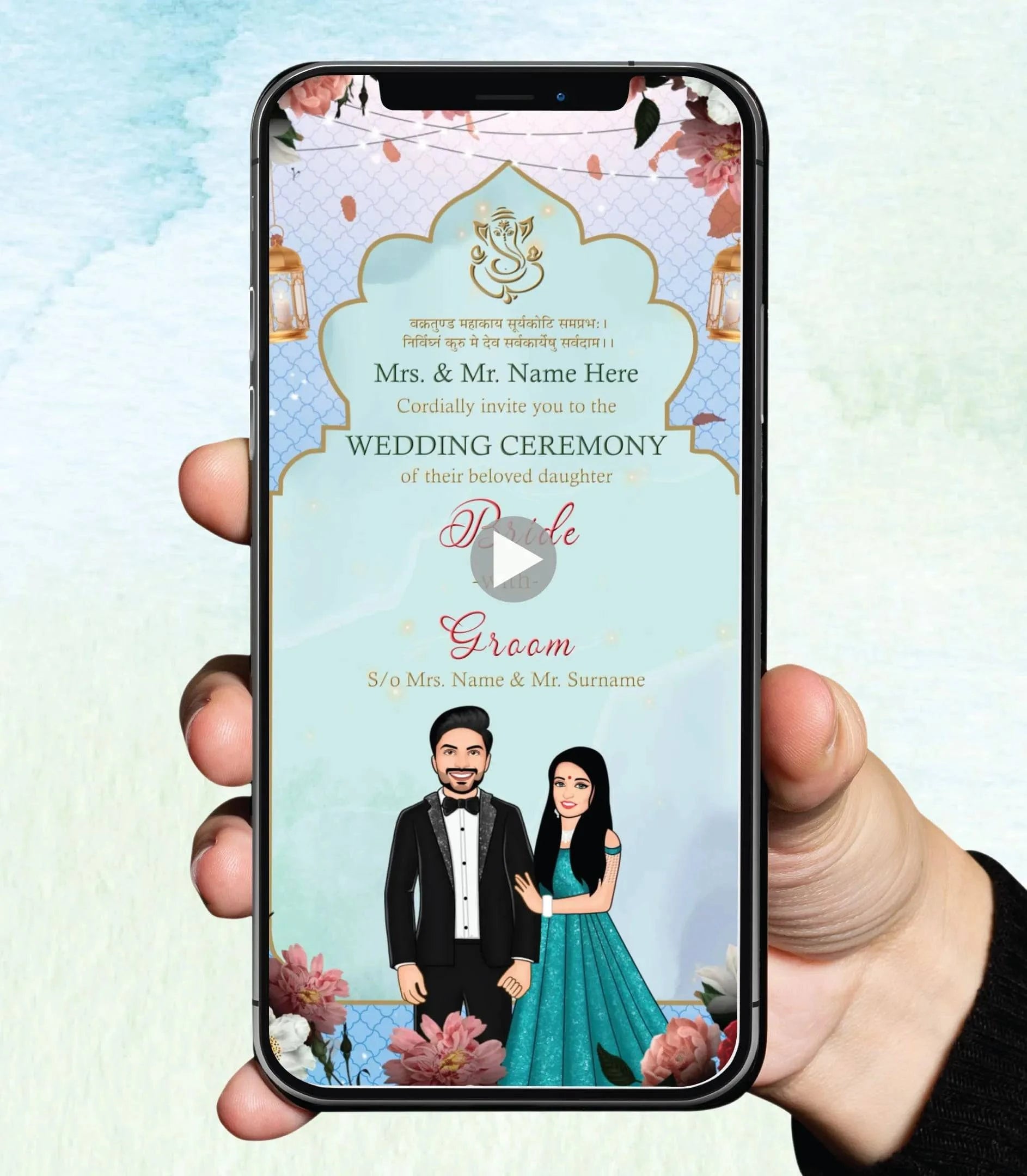 Invutation Card Animation Animated wedding card | Honestweddingadvice.com