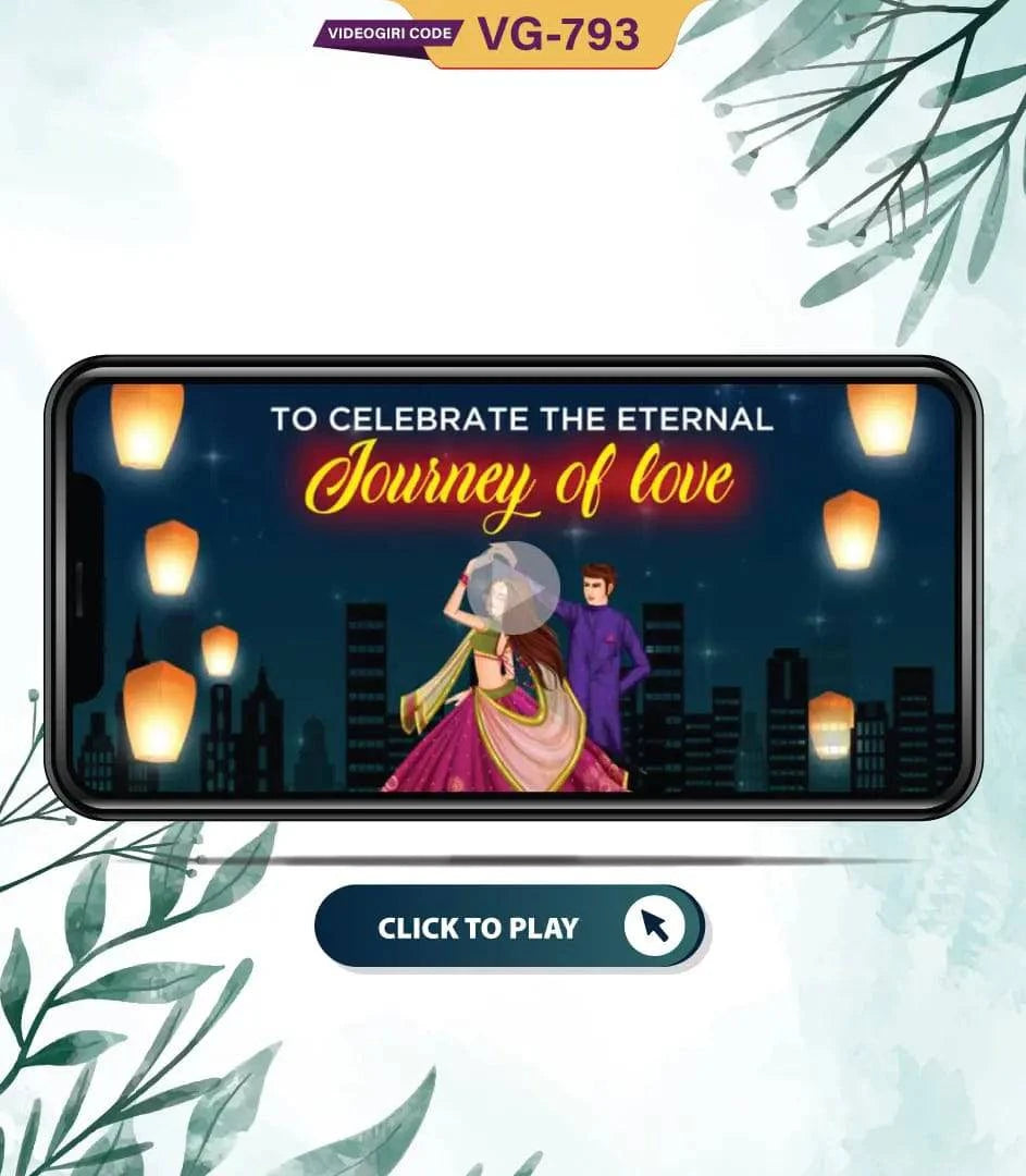 Animated Hindu Wedding Invitation Video