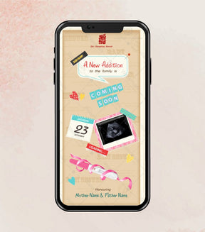 Animated Baby Shower Invitation Video