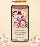 BTS Birthday Party Invitation | VG-2294