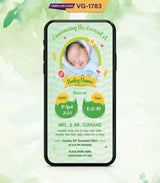 Custom Baby Birth Announcement Invitation 