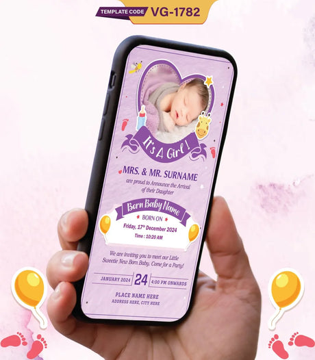 Baby Birth Announcement Templates