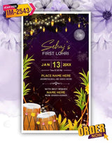 Baby First Lohri Invitation Pdf Card