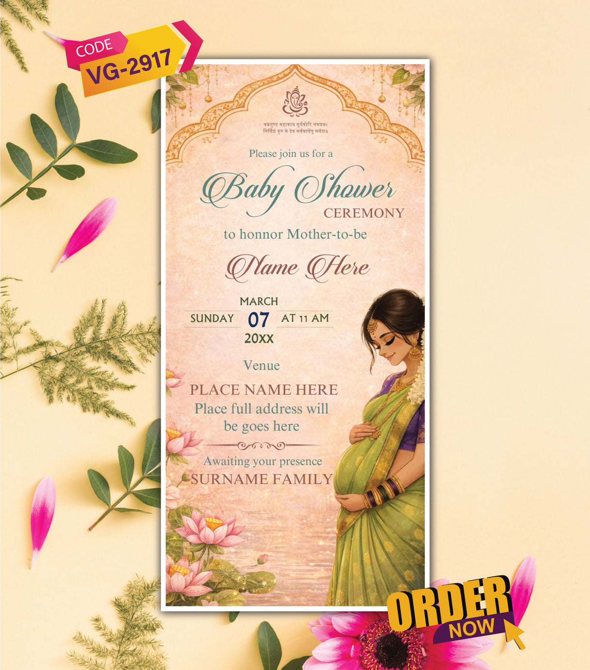 Baby Shower Celebration Invite