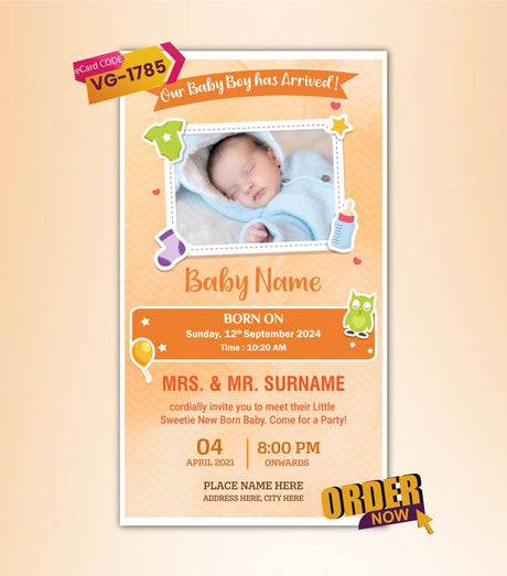 Baby Announcement Invitation