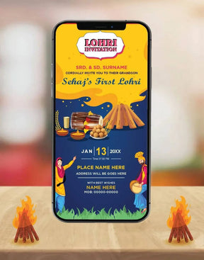 Baby’s First Lohri Invitation