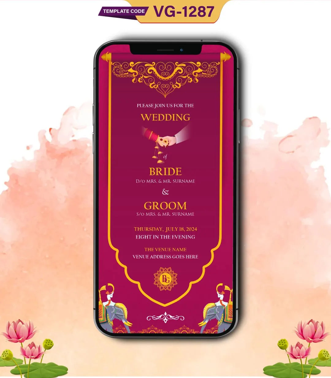 Bengali Wedding Invitation Templates