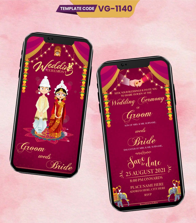 Bengali Wedding Invitation 