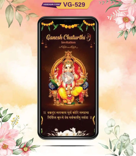 Best Ganesh Chaturthi and Visarjan Invitation Video