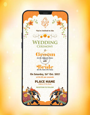 Best Indian Wedding Invitation Video | Indian Wedding Invitation Video | VG-1177-V - VideoGiri
