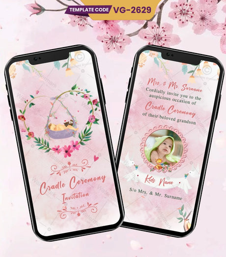 Best Cradle Ceremony Invitation Video