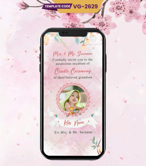 Best Cradle Ceremony Invitation Video