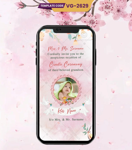 Best Cradle Ceremony Invitation Video