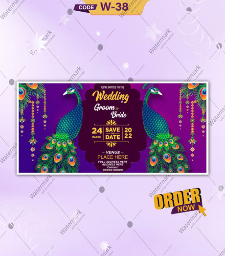 Best Peacock Theme Wedding Invitation eCards