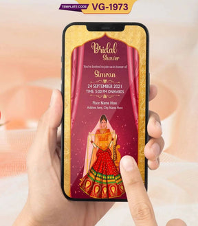 Bridal Shower Invitation Card 