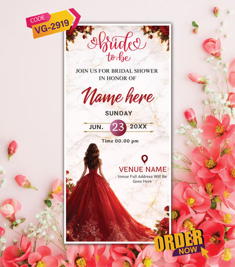 Bride To Be Bridal Shower Invitation