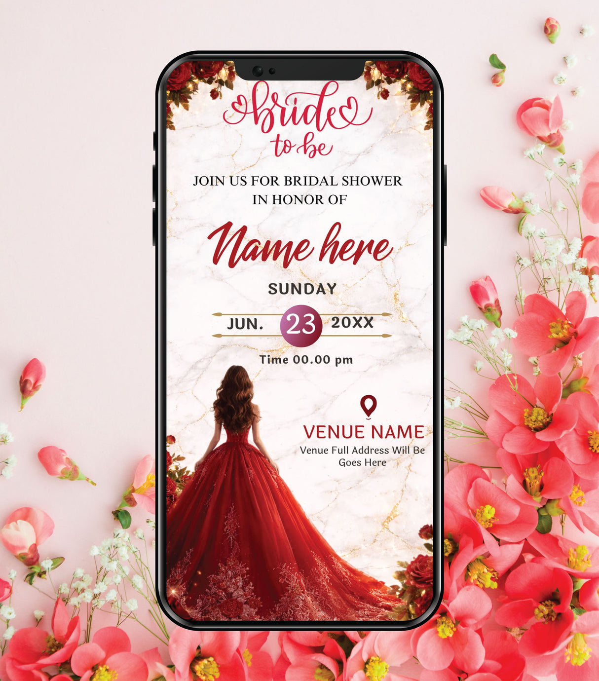 Bride To Be Bridal Shower Invitation