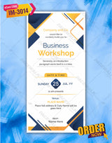 Business Workshop Invitation Card