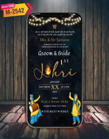 Buy Combo- Digital Lohri Invitation Card & Lohri Welcome Signage Board