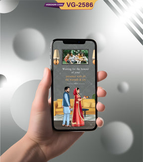 Caricature House Warming Invitation Video