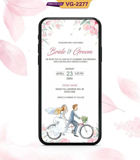 Christian Wedding Card Template 