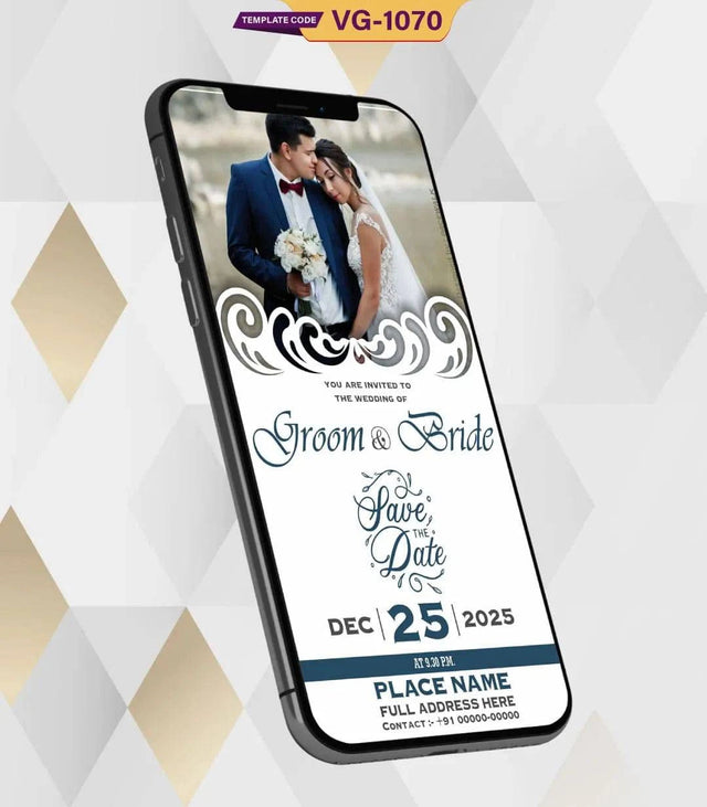 Christian Wedding Invitation Card 