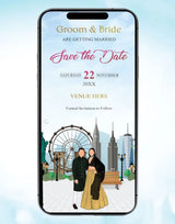 City Skyline Wedding Invitations