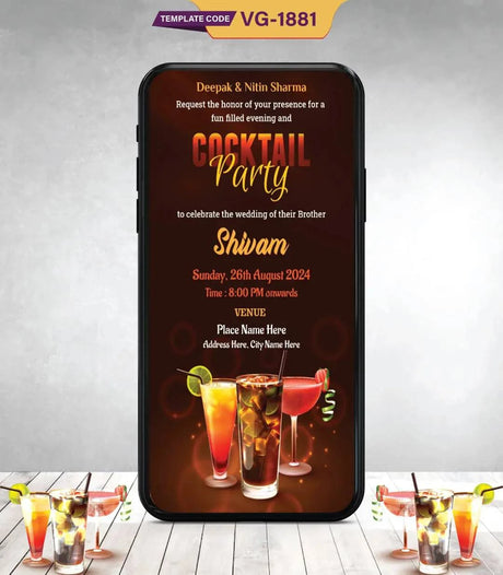 Cocktail Party Invitation Templates 