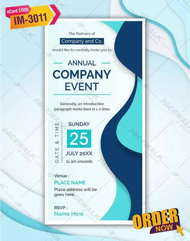 Corporate Company Event Invitation