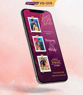 Couple Photo Wedding Save The Date Card