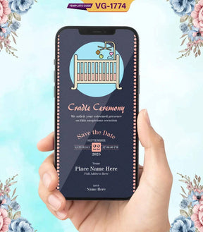 Cradle Ceremony Invitation 