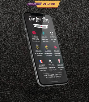 Creative Journey of Love Story Card