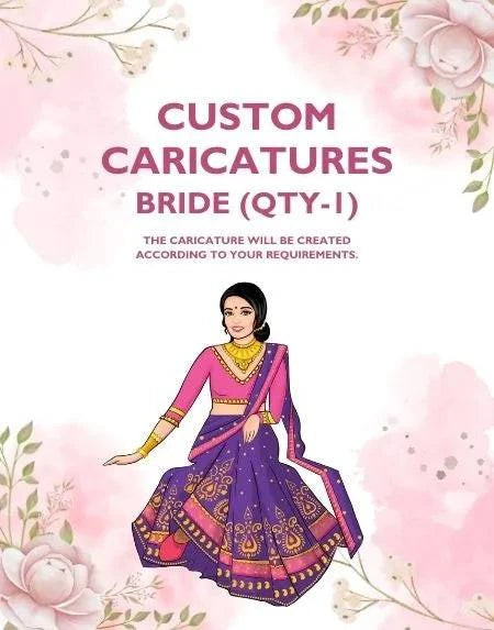 Custom Caricature Bride (Qty-1) - VideoGiri