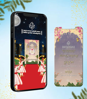 Custom Caricature Wedding Invitation Video