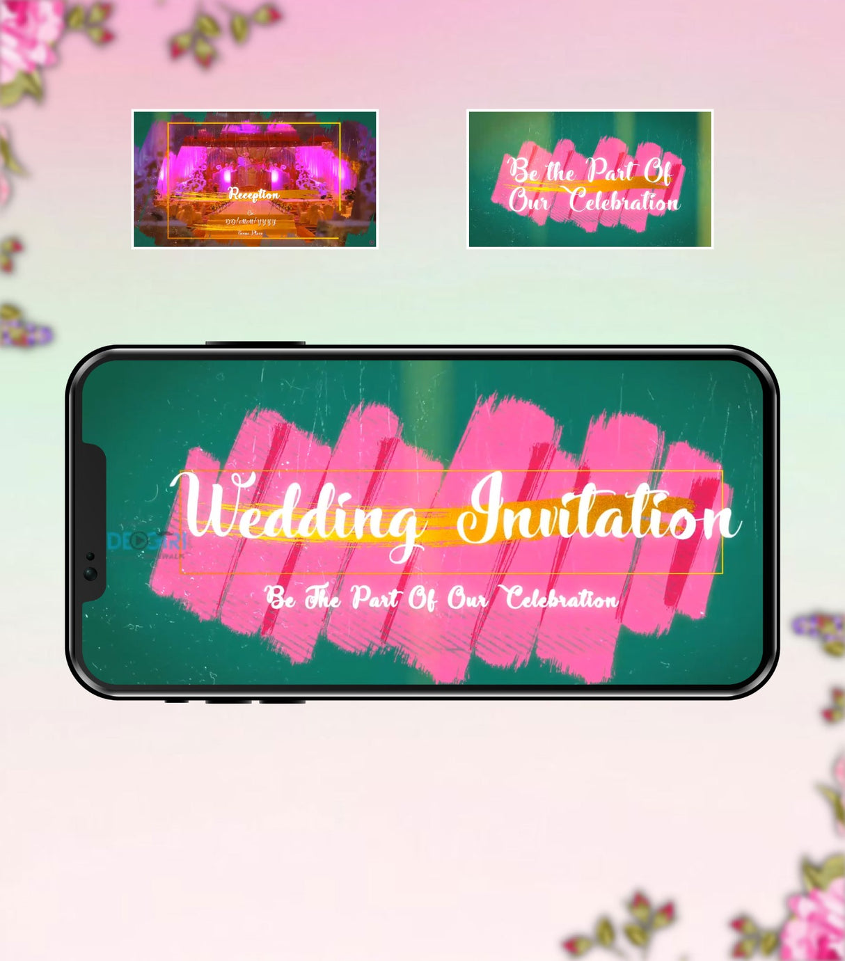 Custom Wedding Invitation Video