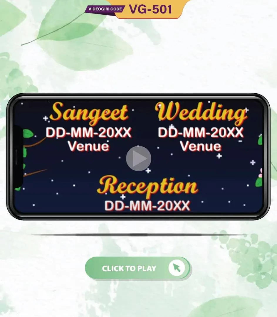 Cutest Wedding Invitation Video